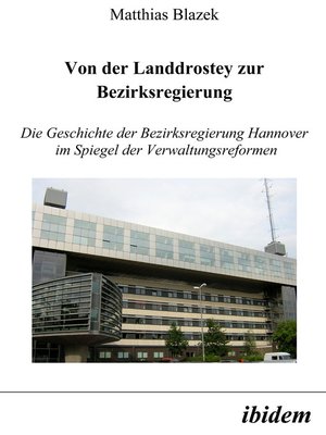 cover image of Von der Landdrostey zur Bezirksregierung